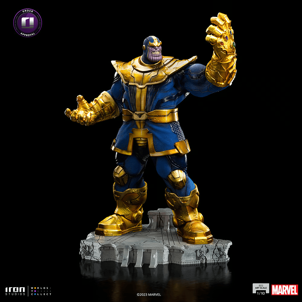 IRO54308 Marvel Comics - Thanos 1:10 Scale Statue - Iron Studios - Titan Pop Culture