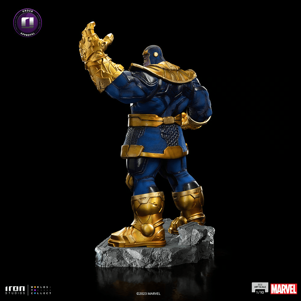 IRO54308 Marvel Comics - Thanos 1:10 Scale Statue - Iron Studios - Titan Pop Culture