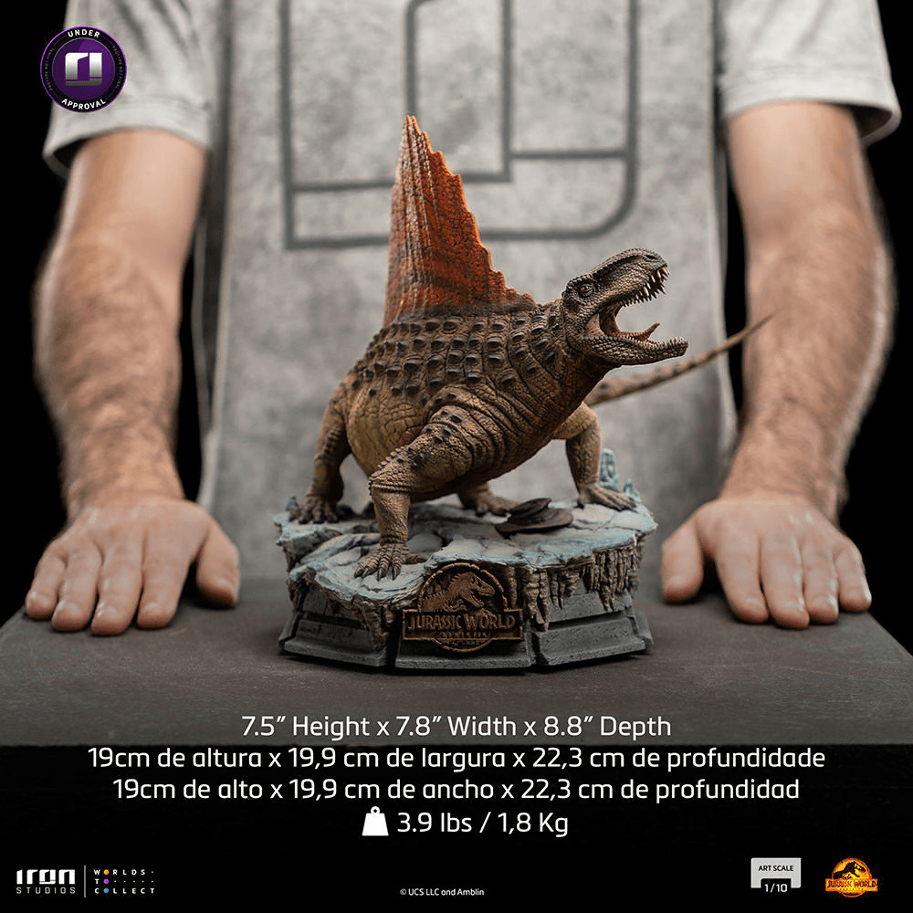 IRO54315 Jurassic World 3 - Dimetrodon 1:10 Scale Statue - Iron Studios - Titan Pop Culture