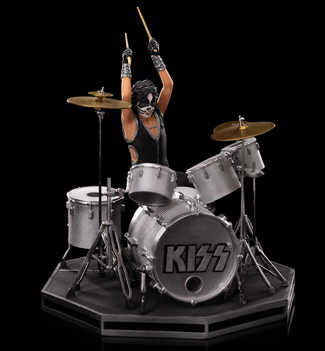 IRO54476 KISS - Peter Criss 1:10 Scale Statue - Iron Studios - Titan Pop Culture