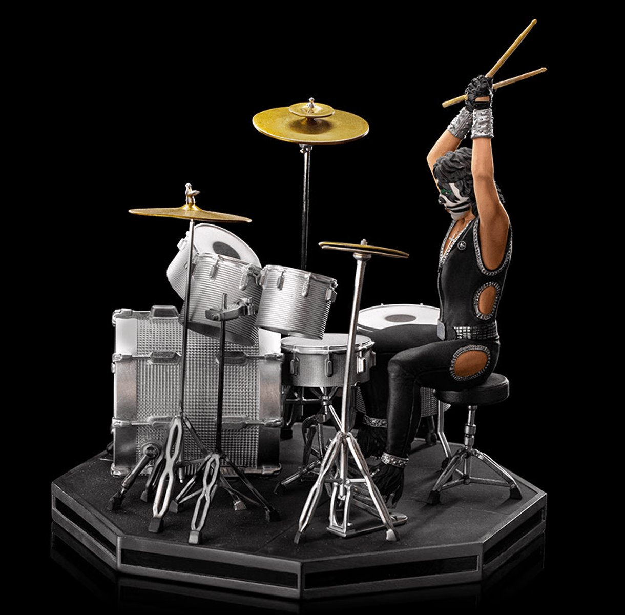 IRO54476 KISS - Peter Criss 1:10 Scale Statue - Iron Studios - Titan Pop Culture