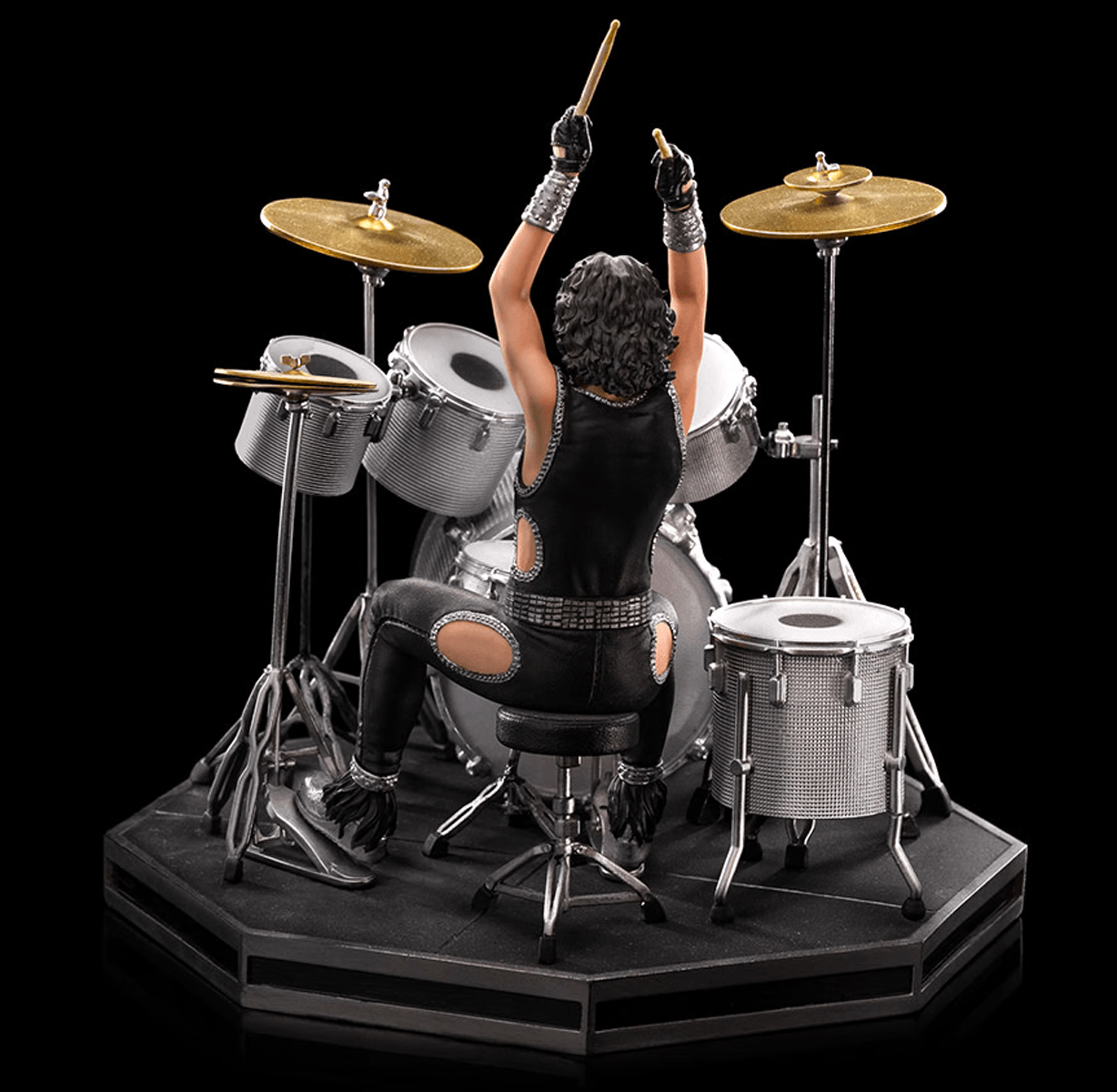 IRO54476 KISS - Peter Criss 1:10 Scale Statue - Iron Studios - Titan Pop Culture