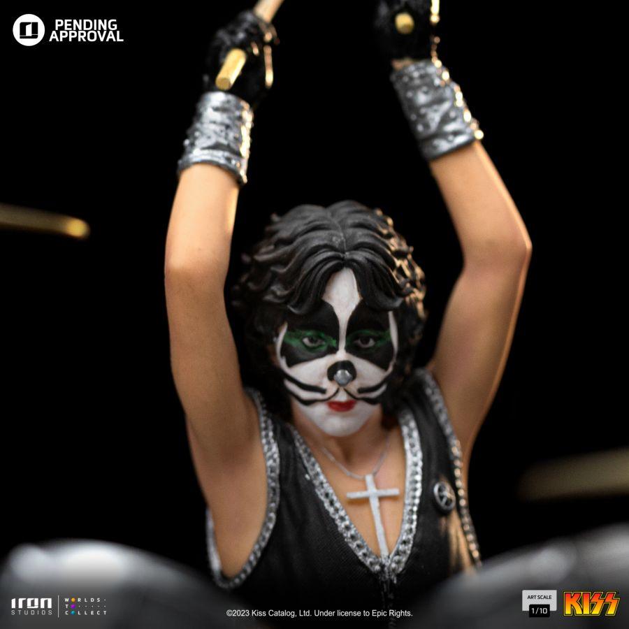 IRO54476 KISS - Peter Criss 1:10 Scale Statue - Iron Studios - Titan Pop Culture