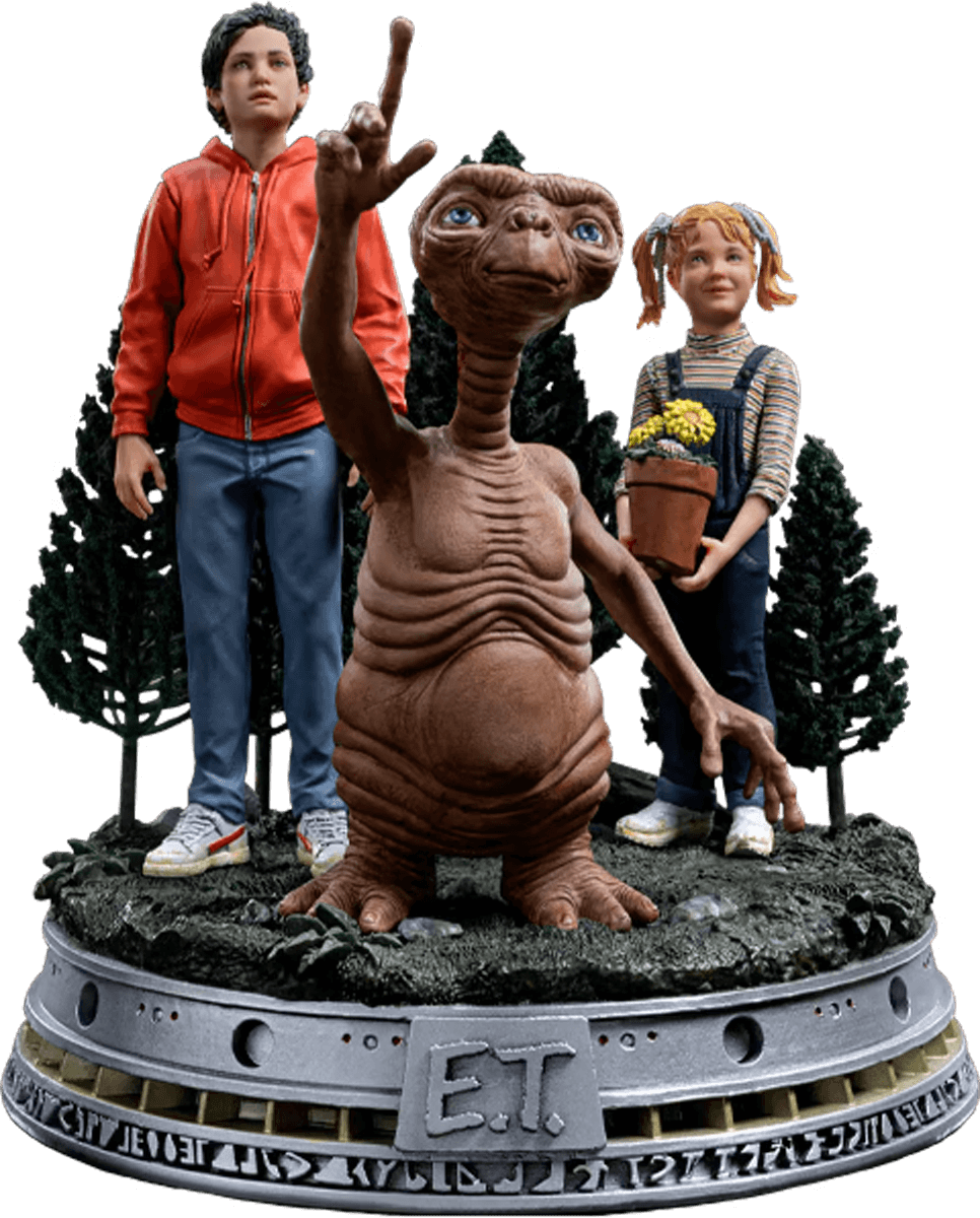 E.T. - Elliot & Gertie Deluxe 1:10 Scale Statue Statue by Iron Studios | Titan Pop Culture