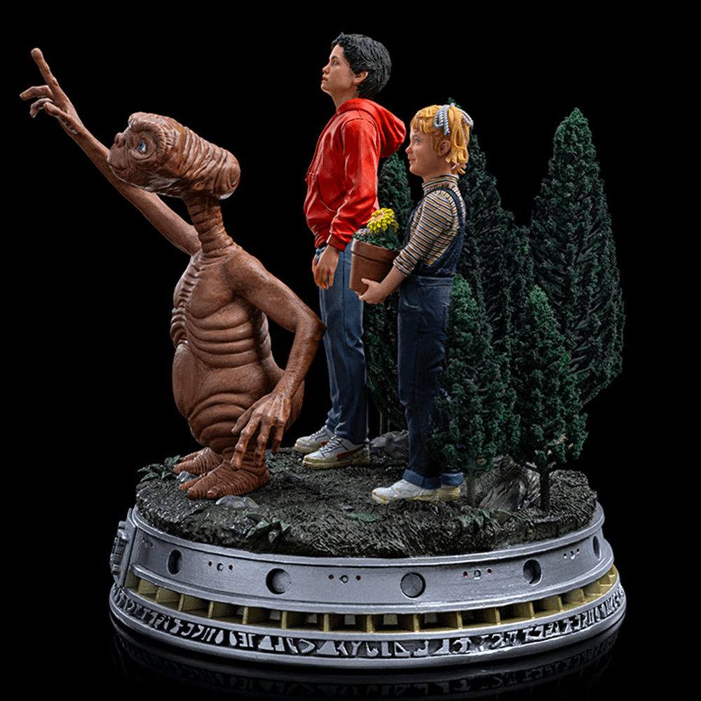 IRO54513 E.T. - Elliot & Gertie Deluxe 1:10 Scale Statue - Iron Studios - Titan Pop Culture