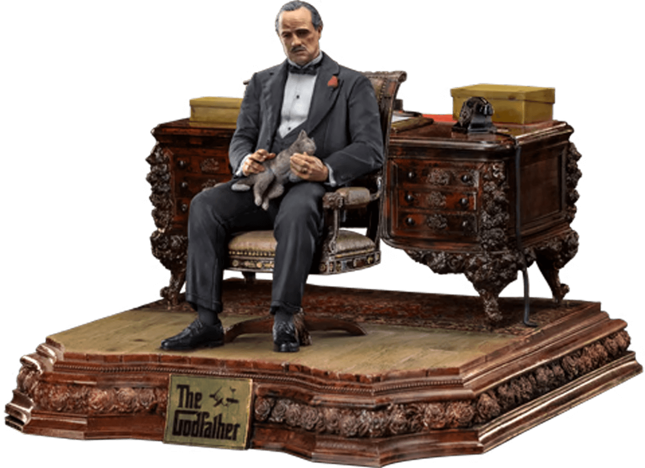 IRO54520 The Godfather - Don Vito Corleone Deluxe 1:10 Scale Statue - Iron Studios - Titan Pop Culture