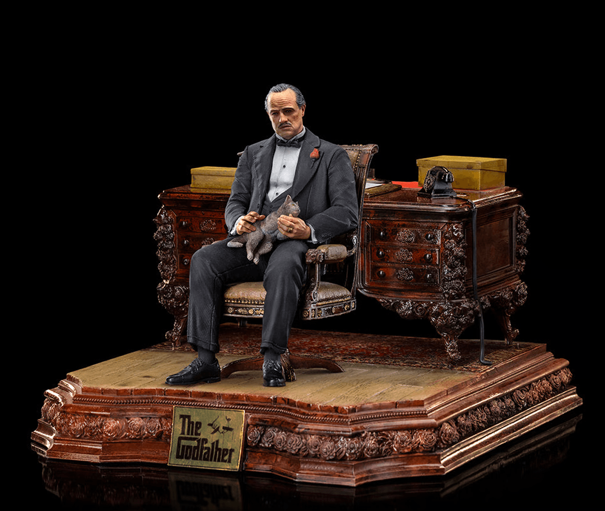 IRO54520 The Godfather - Don Vito Corleone Deluxe 1:10 Scale Statue - Iron Studios - Titan Pop Culture