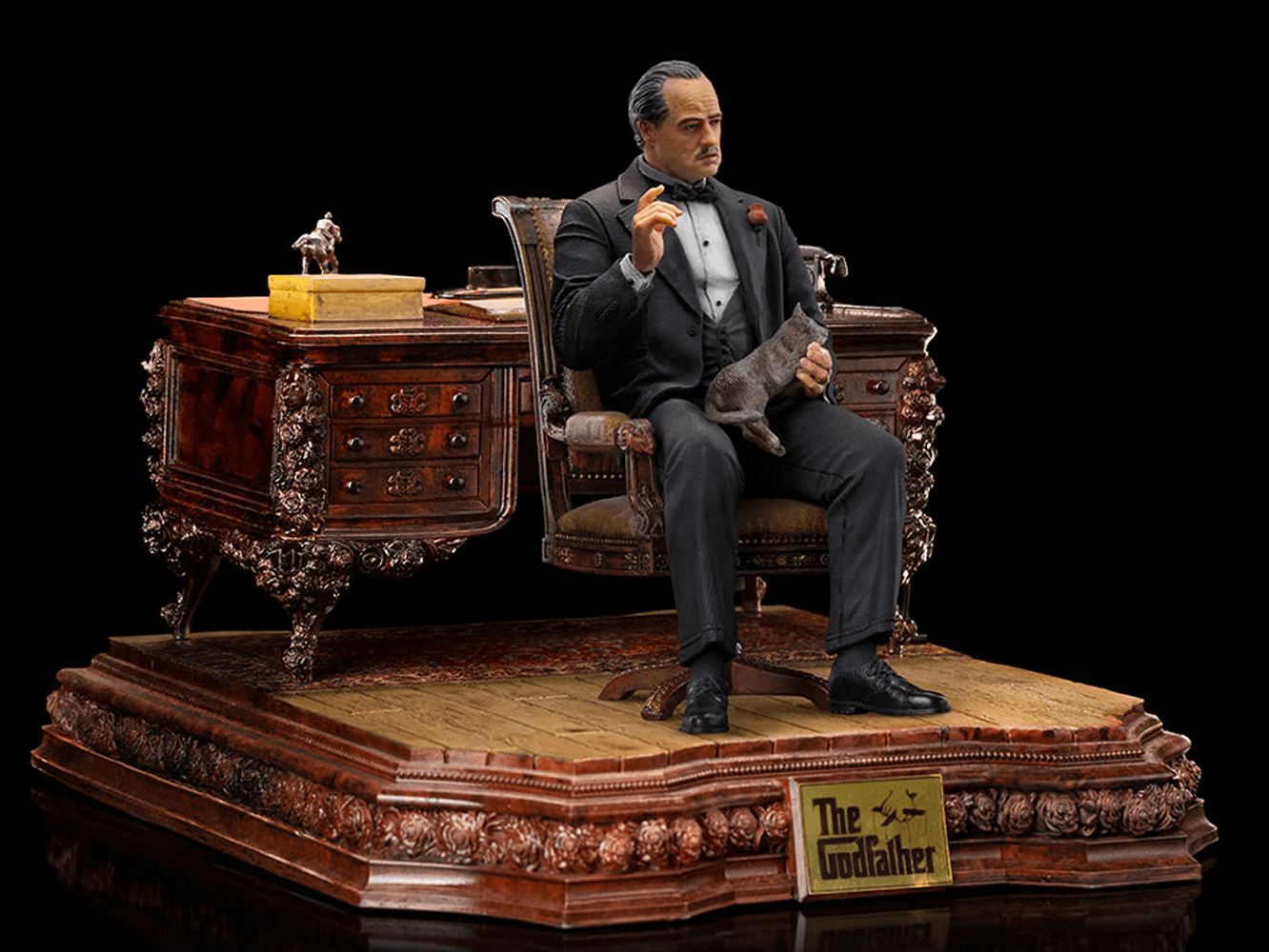 IRO54520 The Godfather - Don Vito Corleone Deluxe 1:10 Scale Statue - Iron Studios - Titan Pop Culture