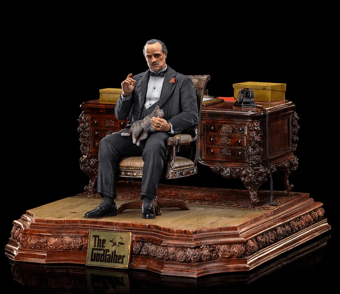 IRO54520 The Godfather - Don Vito Corleone Deluxe 1:10 Scale Statue - Iron Studios - Titan Pop Culture