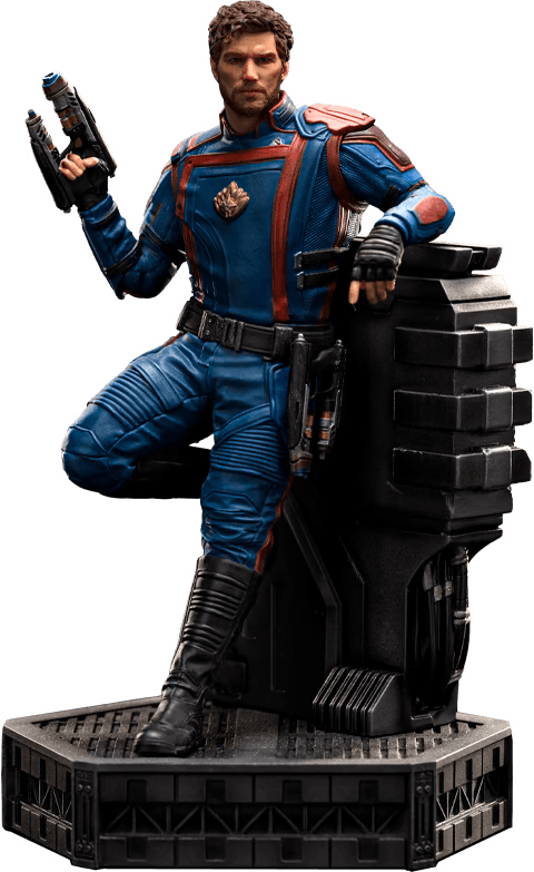 IRO54575 Guardians of the Galaxy: Vol. 3 - Star-Lord 1:10 Scale Statue - Iron Studios - Titan Pop Culture