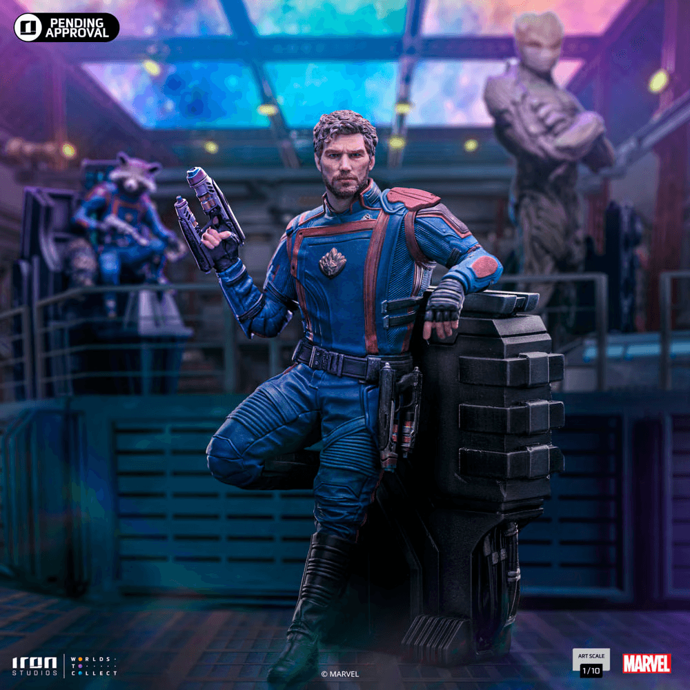 IRO54575 Guardians of the Galaxy: Vol. 3 - Star-Lord 1:10 Scale Statue - Iron Studios - Titan Pop Culture