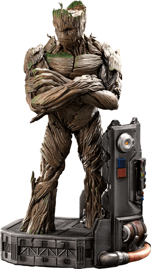 IRO54582 Guardians of the Galaxy: Vol. 3 - Groot 1:10 Statue - Iron Studios - Titan Pop Culture