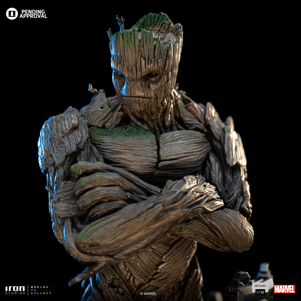 IRO54582 Guardians of the Galaxy: Vol. 3 - Groot 1:10 Statue - Iron Studios - Titan Pop Culture