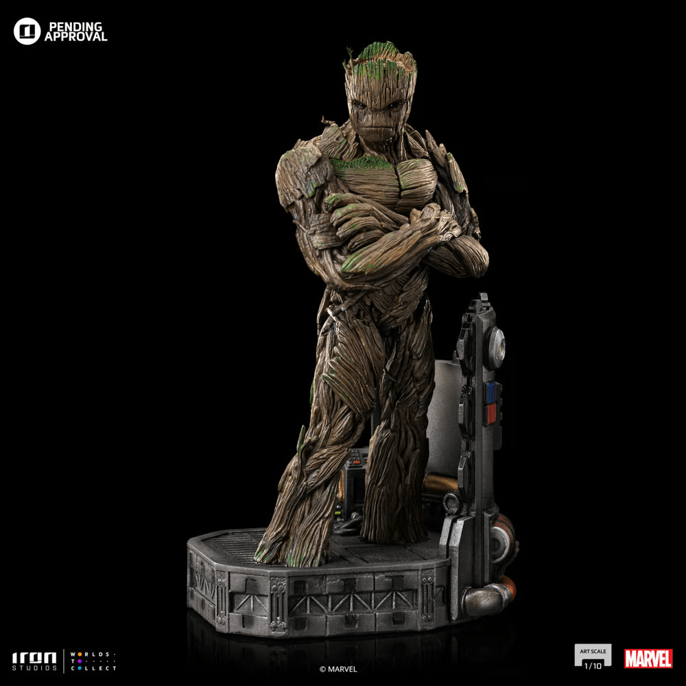 IRO54582 Guardians of the Galaxy: Vol. 3 - Groot 1:10 Statue - Iron Studios - Titan Pop Culture