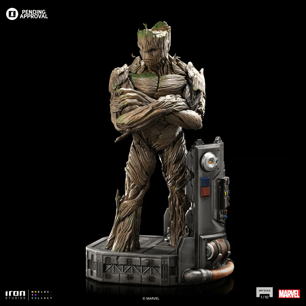 IRO54582 Guardians of the Galaxy: Vol. 3 - Groot 1:10 Statue - Iron Studios - Titan Pop Culture