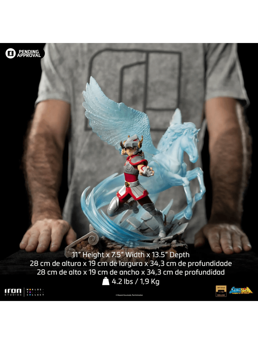 IRO54605 Saint Seiya - Pegasus Seiya Deluxe 1:10 Statue - Iron Studios - Titan Pop Culture