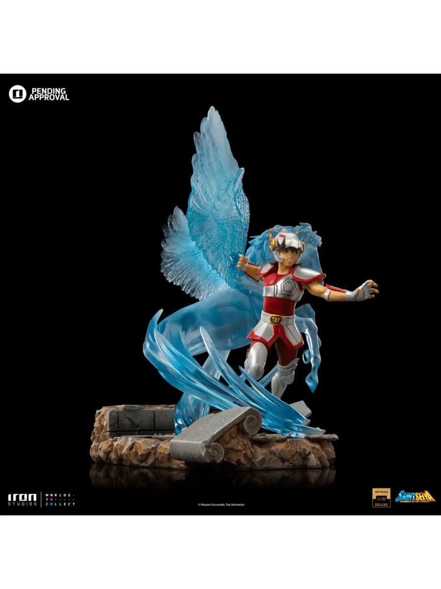 IRO54605 Saint Seiya - Pegasus Seiya Deluxe 1:10 Statue - Iron Studios - Titan Pop Culture