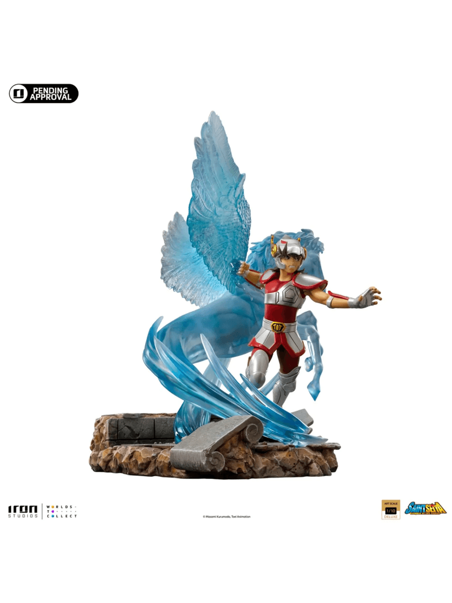 IRO54605 Saint Seiya - Pegasus Seiya Deluxe 1:10 Statue - Iron Studios - Titan Pop Culture