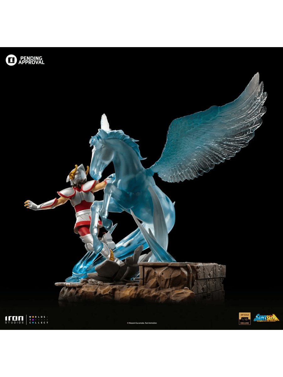 IRO54605 Saint Seiya - Pegasus Seiya Deluxe 1:10 Statue - Iron Studios - Titan Pop Culture