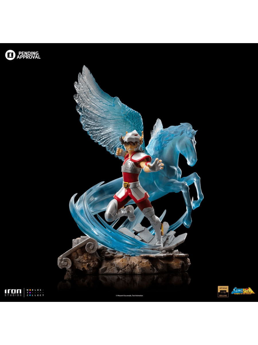 IRO54605 Saint Seiya - Pegasus Seiya Deluxe 1:10 Statue - Iron Studios - Titan Pop Culture