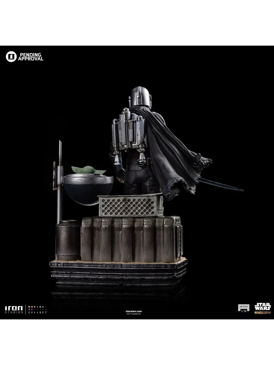 IRO54704 Star Wars: Mandalorian - Din Djarin & Din Grogu 1:10 Scale Statue - Iron Studios - Titan Pop Culture