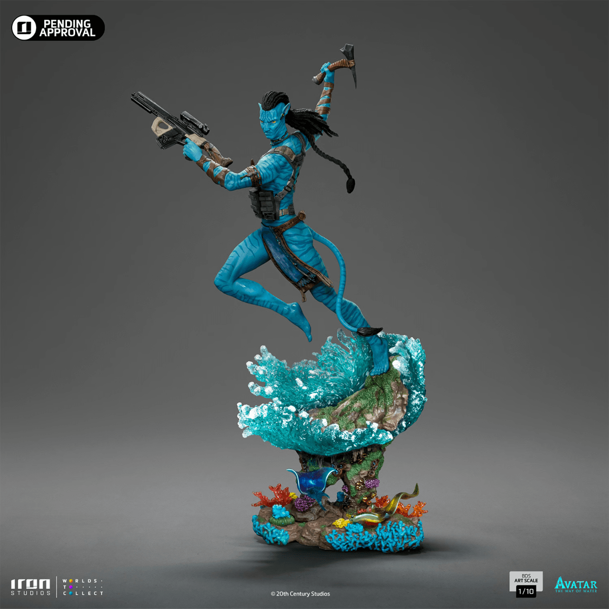 IRO54773 Avatar: The Way of Water - Jake Sully 1:10 Scale Statue - Iron Studios - Titan Pop Culture