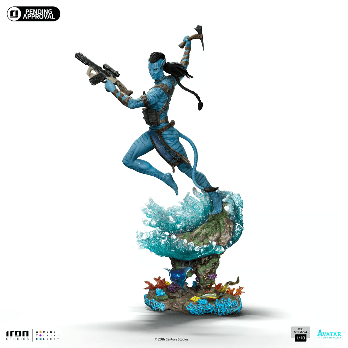 IRO54773 Avatar: The Way of Water - Jake Sully 1:10 Scale Statue - Iron Studios - Titan Pop Culture