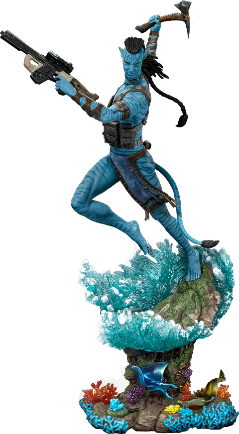 IRO54773 Avatar: The Way of Water - Jake Sully 1:10 Scale Statue - Iron Studios - Titan Pop Culture