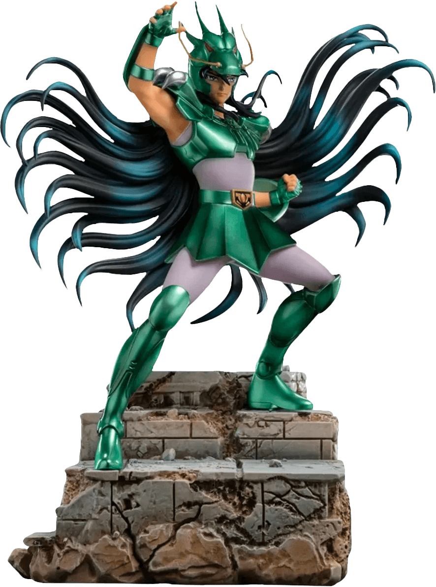 IRO54940 Saint Seiya - Dragon Shiryu 1:10 Scale Statue - Iron Studios - Titan Pop Culture