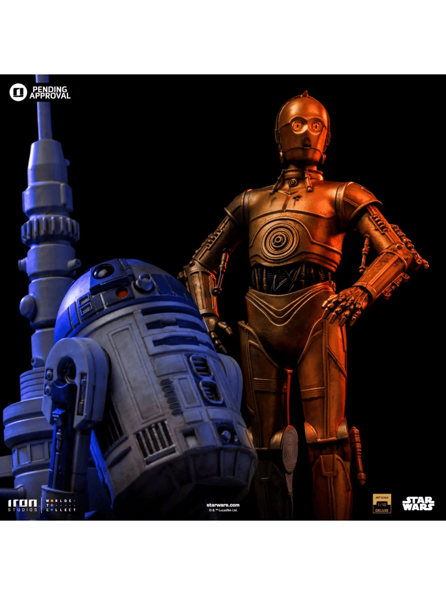 IRO54988 Star Wars - C-3PO & R2-D2 Deluxe 1:10 Scale Statue - Iron Studios - Titan Pop Culture