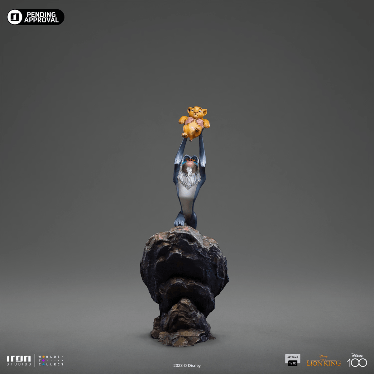 IRO55008 Lion King - Pride Rock 1:10 Scale Diorama - Iron Studios - Titan Pop Culture