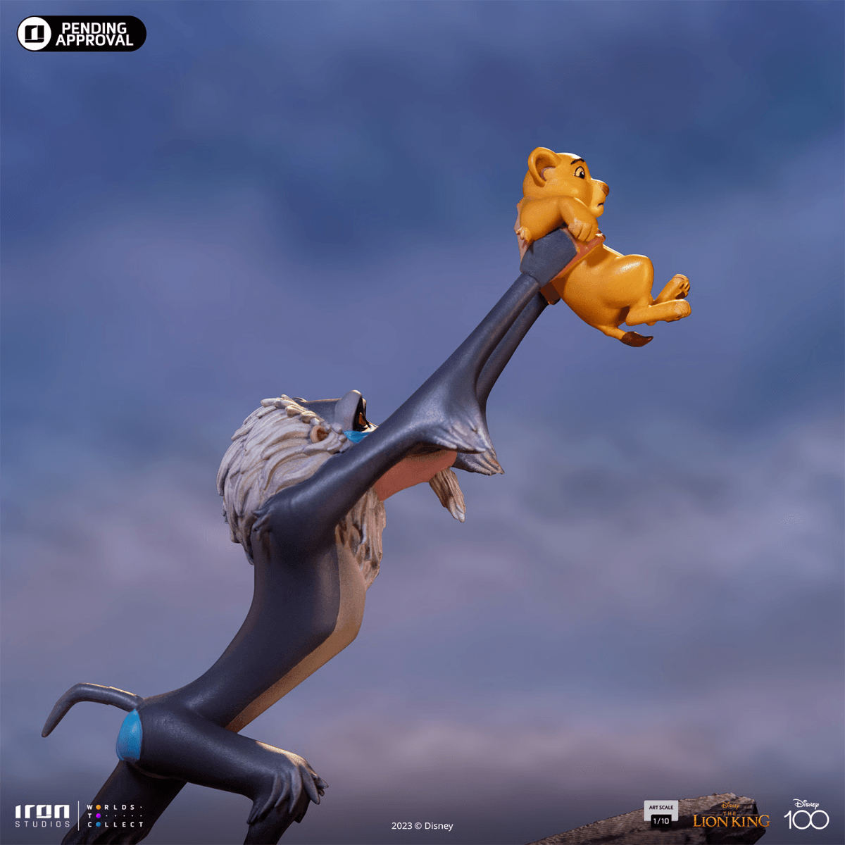 IRO55008 Lion King - Pride Rock 1:10 Scale Diorama - Iron Studios - Titan Pop Culture