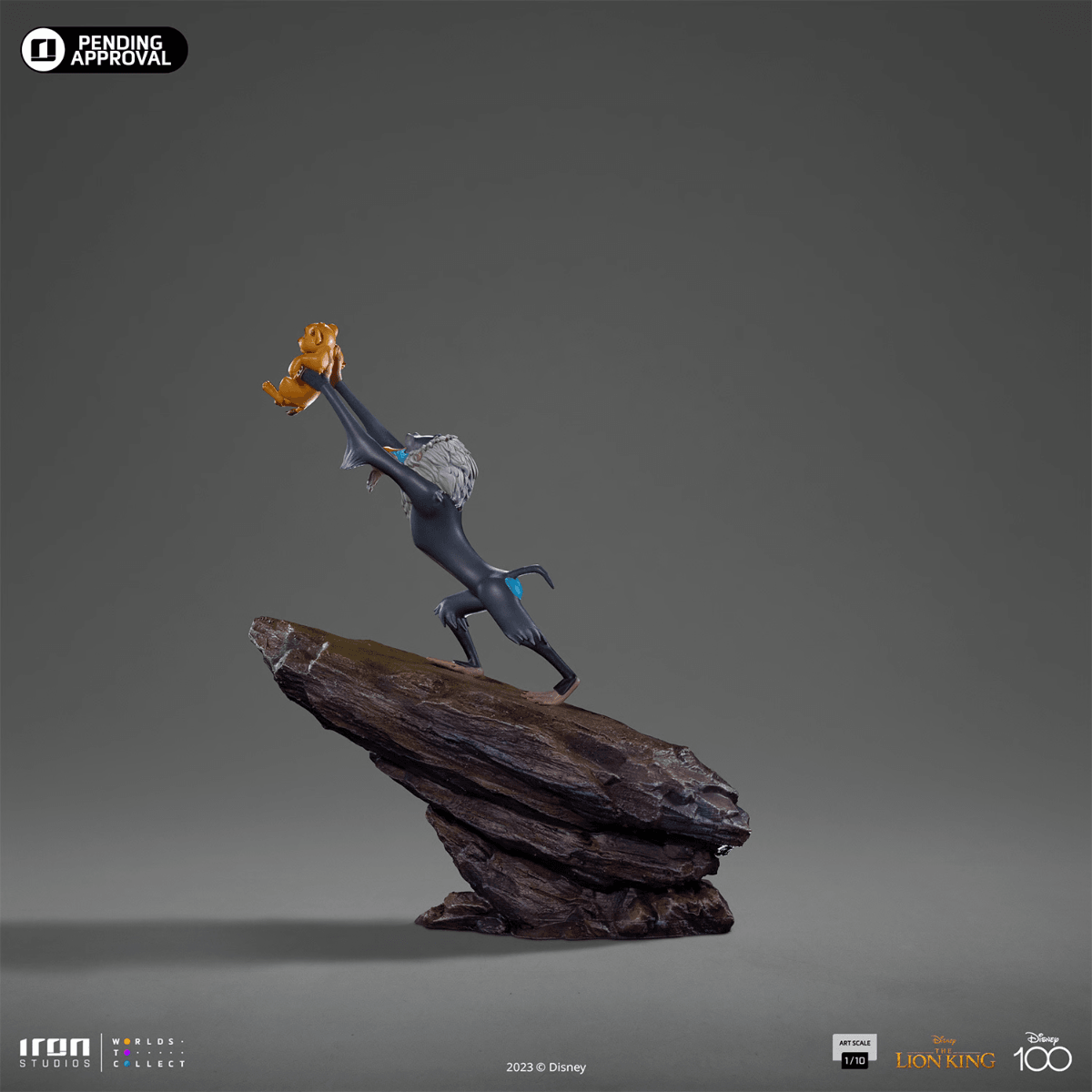 IRO55008 Lion King - Pride Rock 1:10 Scale Diorama - Iron Studios - Titan Pop Culture