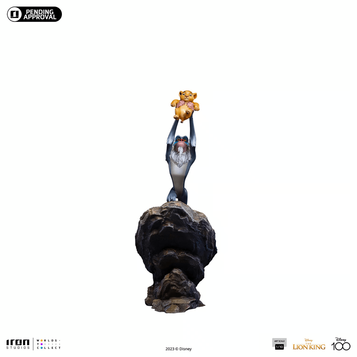 IRO55008 Lion King - Pride Rock 1:10 Scale Diorama - Iron Studios - Titan Pop Culture