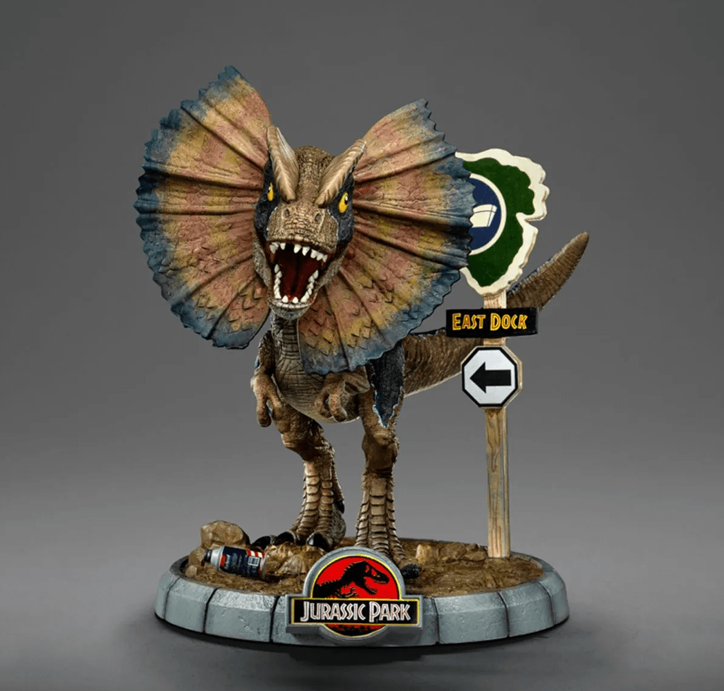 IRO55152 Jurassic Park - Dilophosaurus MiniCo Vinyl - Iron Studios - Titan Pop Culture