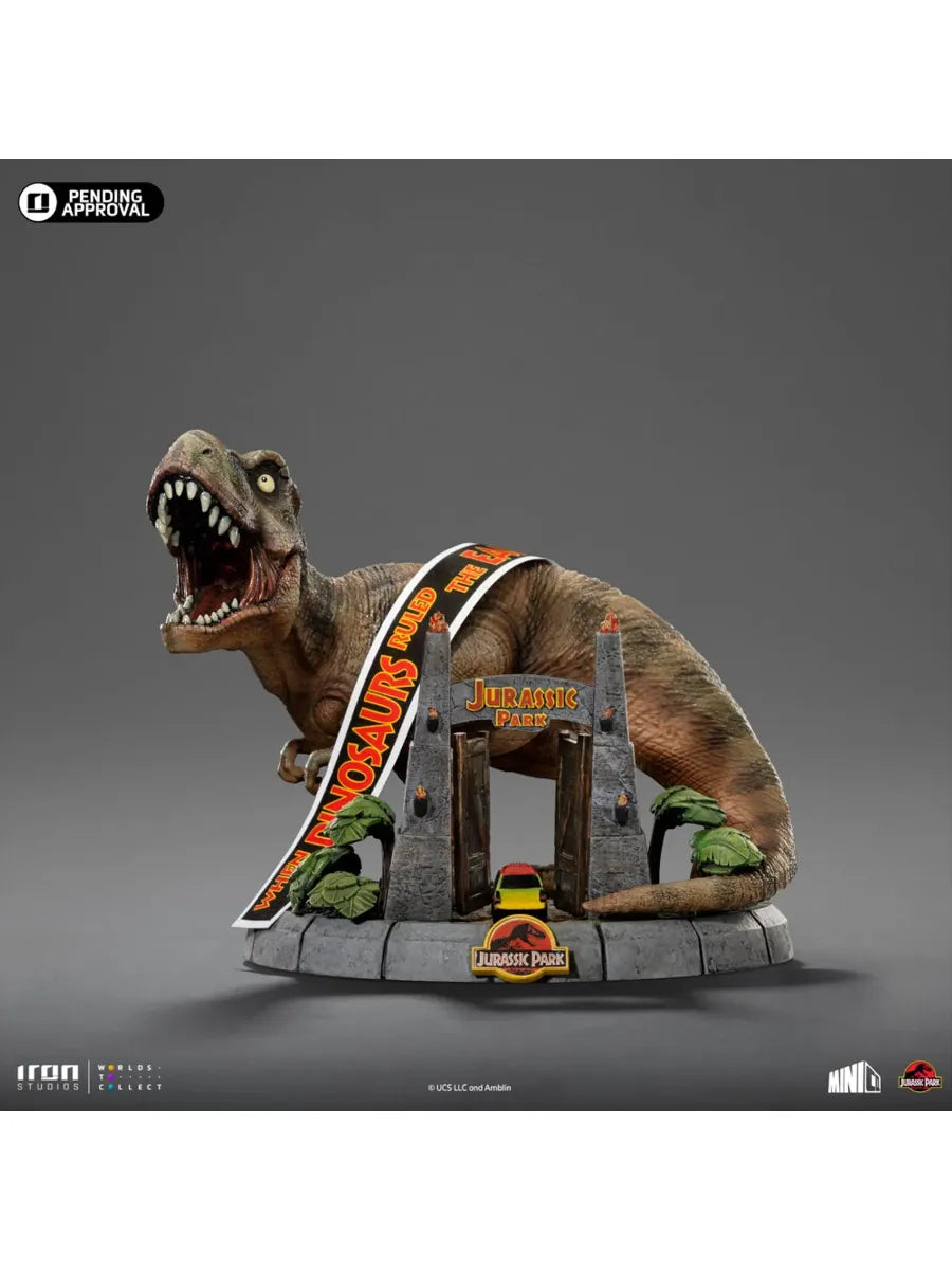 IRO55169 Jurassic Park - Tyrannosaurus Rex Illusion Deluxe Minico Vinyl - Iron Studios - Titan Pop Culture