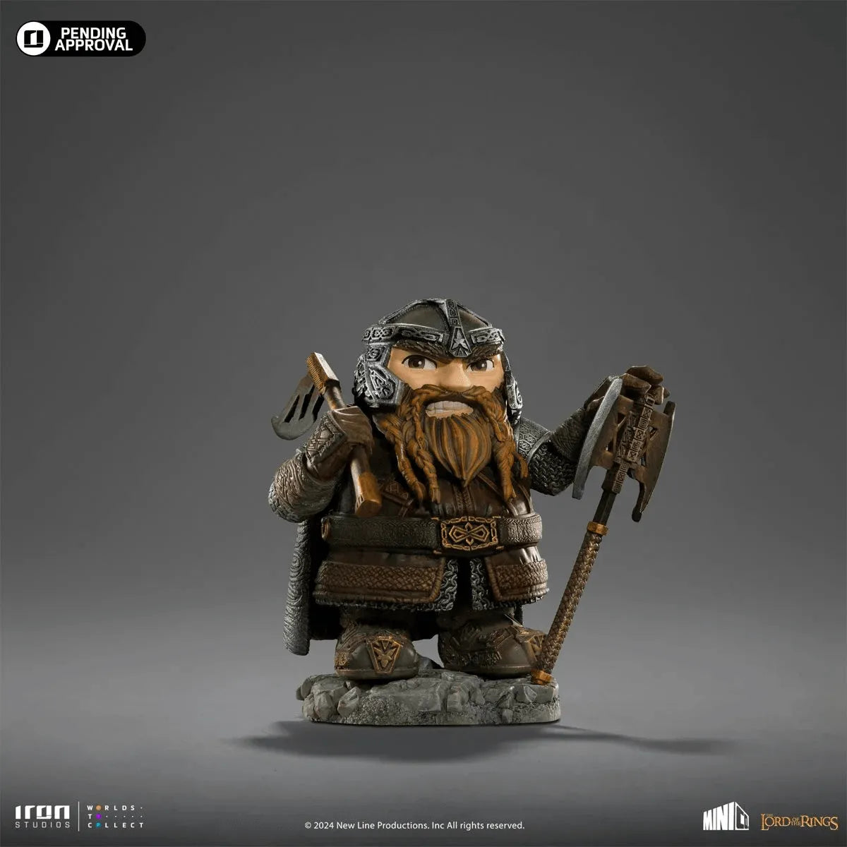 IRO55183 The Lord the Rings - Gimli Minico Vinyl - Iron Studios - Titan Pop Culture