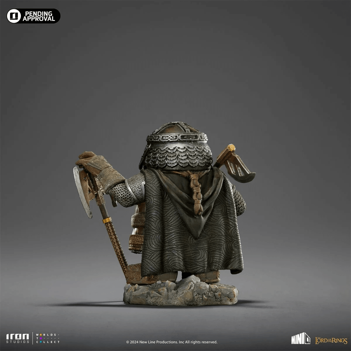 IRO55183 The Lord the Rings - Gimli Minico Vinyl - Iron Studios - Titan Pop Culture