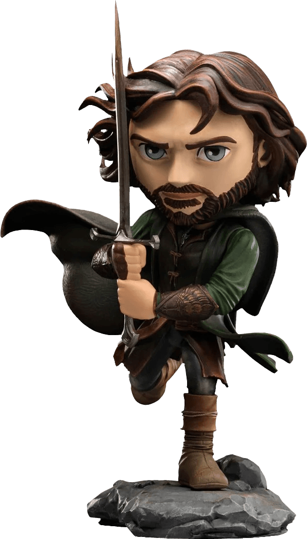 IRO55213 The Lord of the Rings - Aragorn Minico Vinyl - Iron Studios - Titan Pop Culture