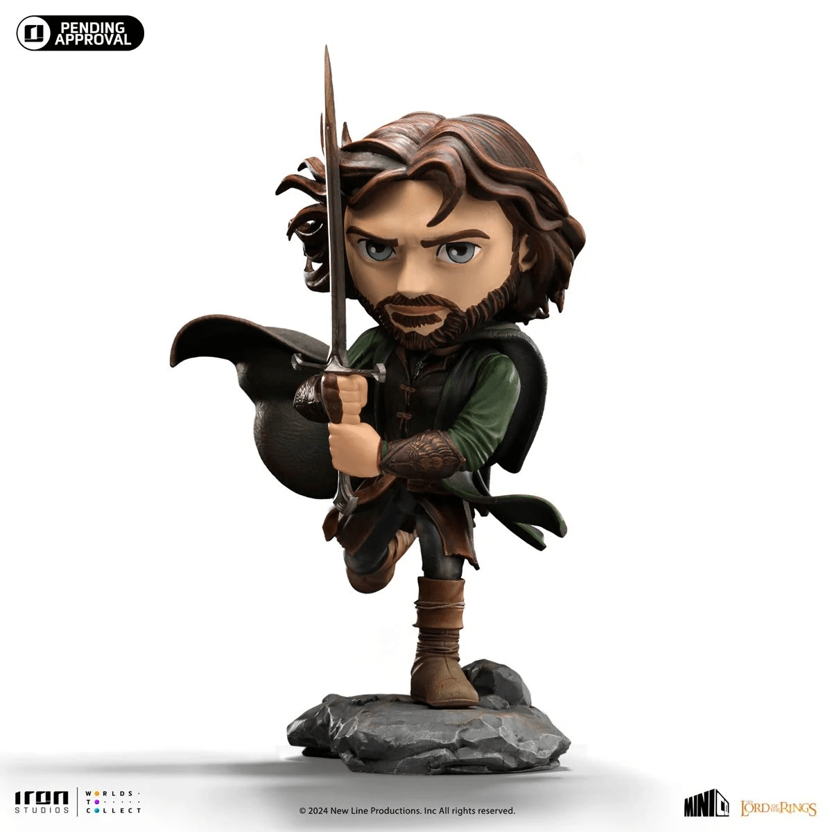 IRO55213 The Lord of the Rings - Aragorn Minico Vinyl - Iron Studios - Titan Pop Culture