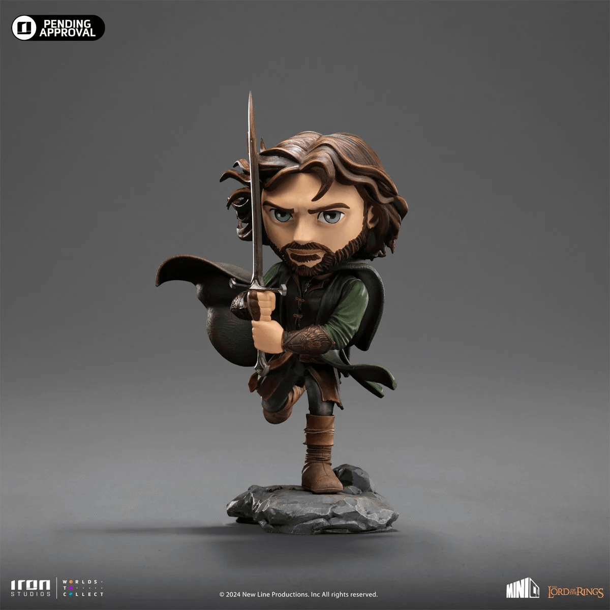 IRO55213 The Lord of the Rings - Aragorn Minico Vinyl - Iron Studios - Titan Pop Culture