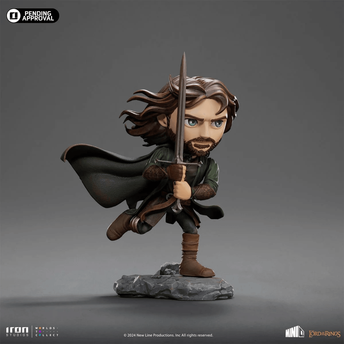 IRO55213 The Lord of the Rings - Aragorn Minico Vinyl - Iron Studios - Titan Pop Culture