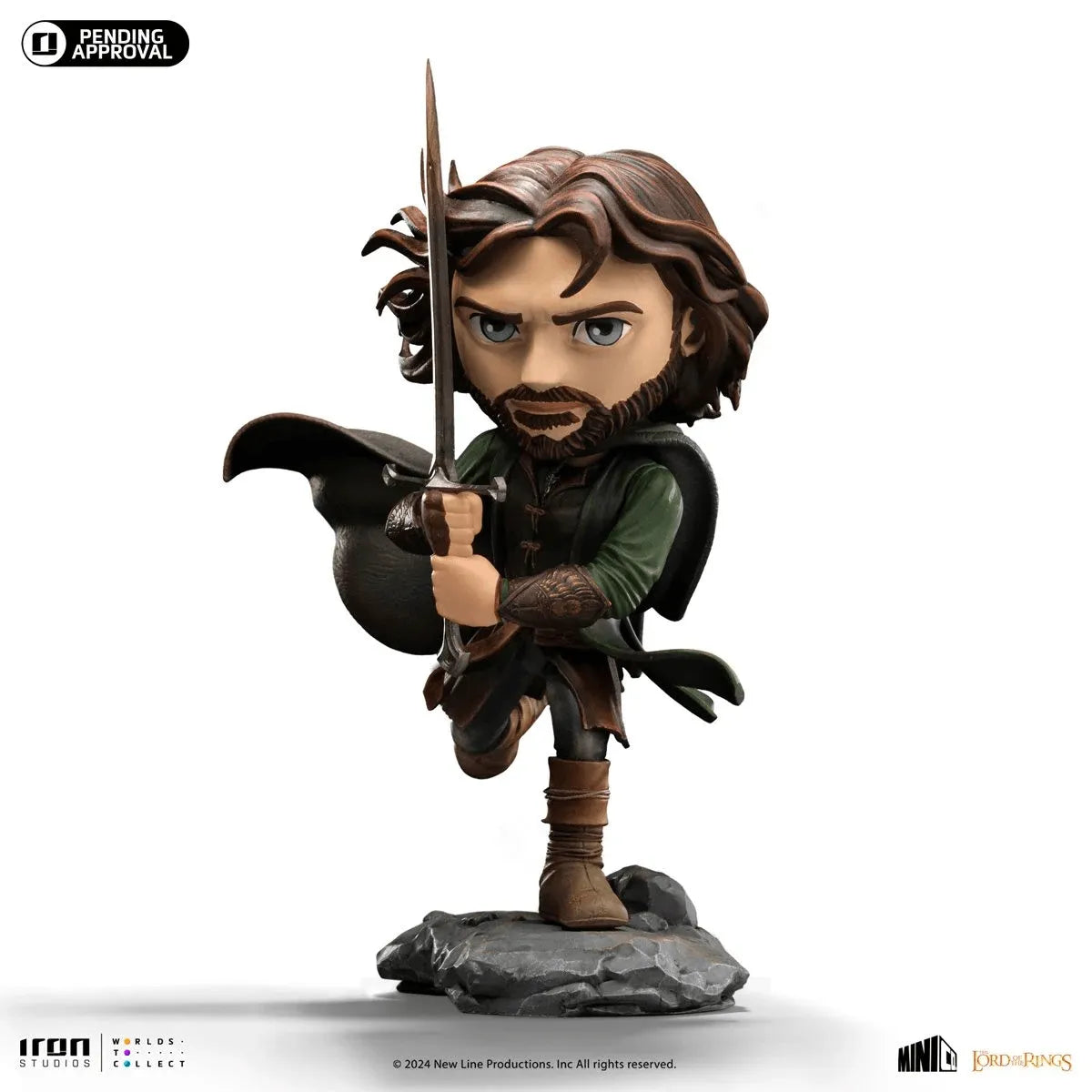 IRO55213 The Lord of the Rings - Aragorn Minico Vinyl - Iron Studios - Titan Pop Culture