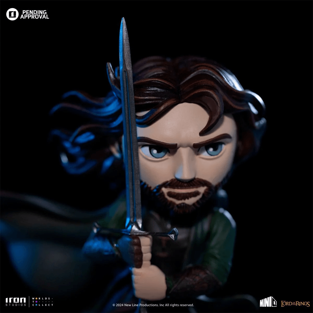 IRO55213 The Lord of the Rings - Aragorn Minico Vinyl - Iron Studios - Titan Pop Culture