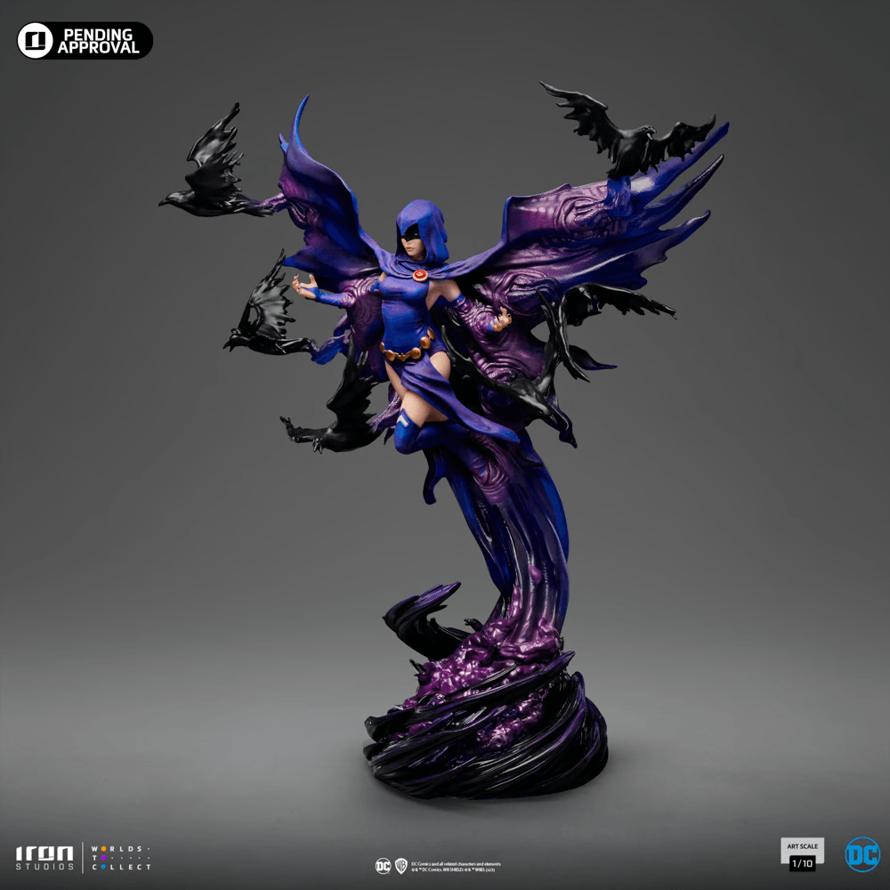 IRO55305 DC Comics - Raven 1:10 Scale Statue - Iron Studios - Titan Pop Culture