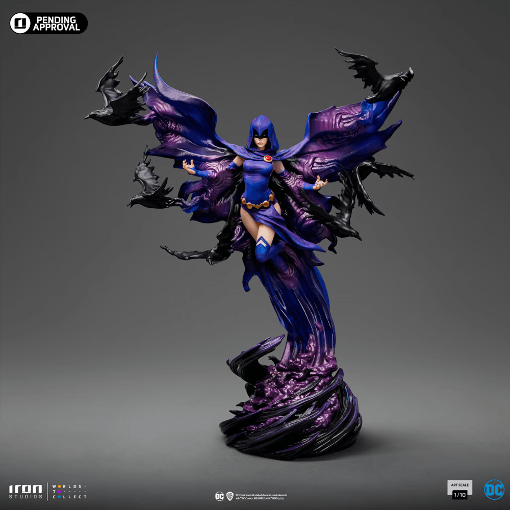 IRO55305 DC Comics - Raven 1:10 Scale Statue - Iron Studios - Titan Pop Culture