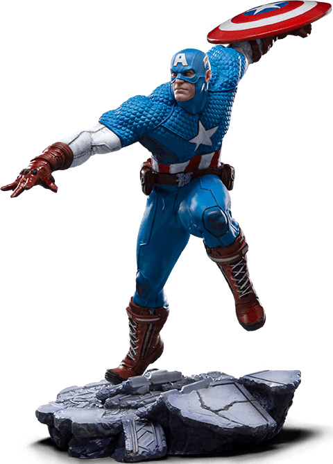 IRO55312 Captain America - Captain America 1:10 Scale Statue - Iron Studios - Titan Pop Culture