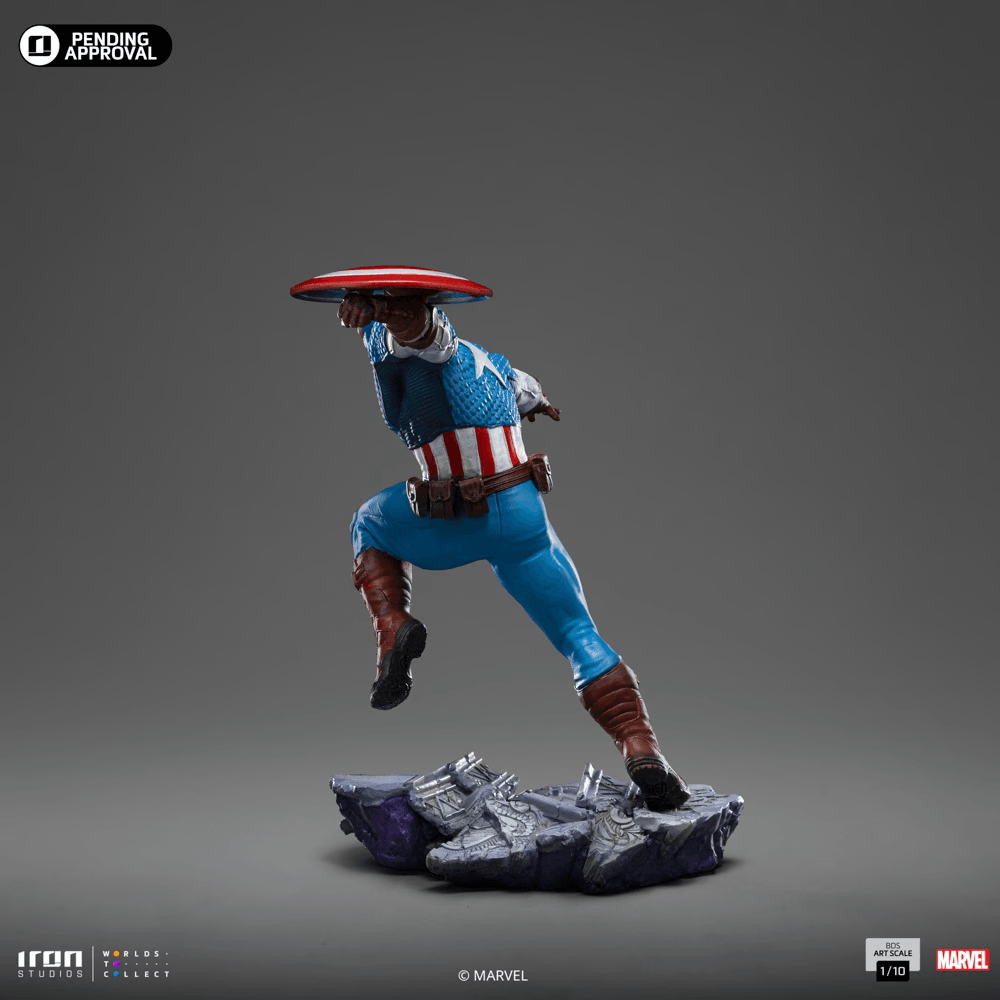 IRO55312 Captain America - Captain America 1:10 Scale Statue - Iron Studios - Titan Pop Culture