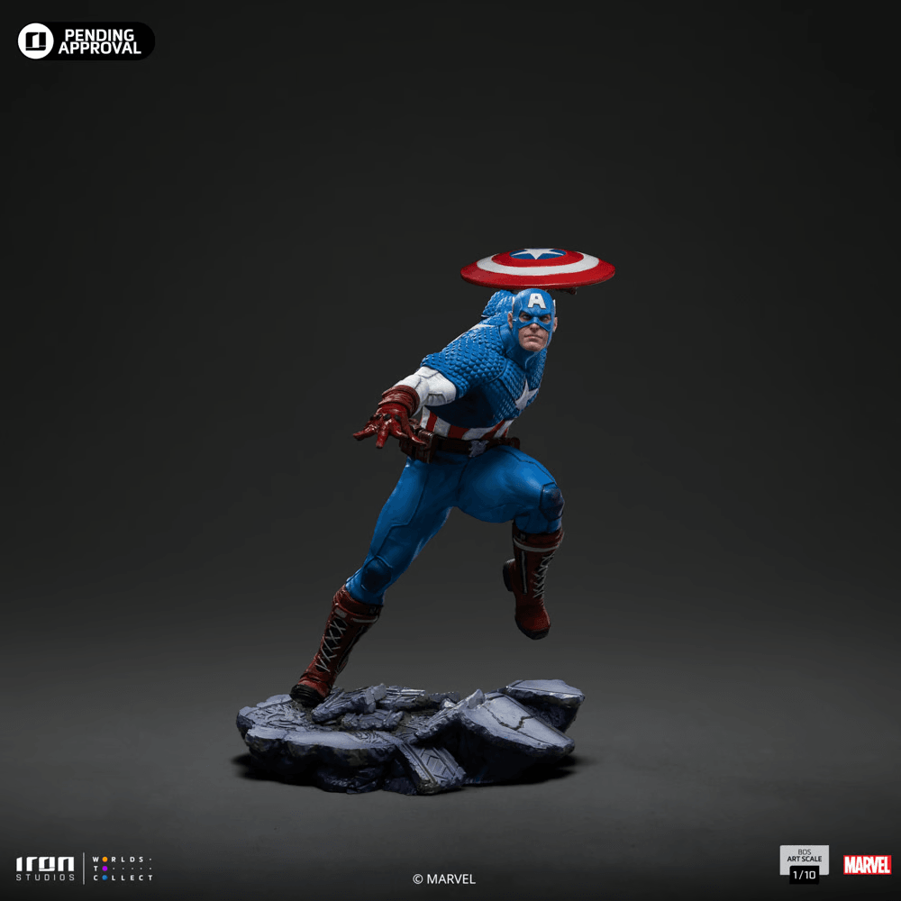 IRO55312 Captain America - Captain America 1:10 Scale Statue - Iron Studios - Titan Pop Culture