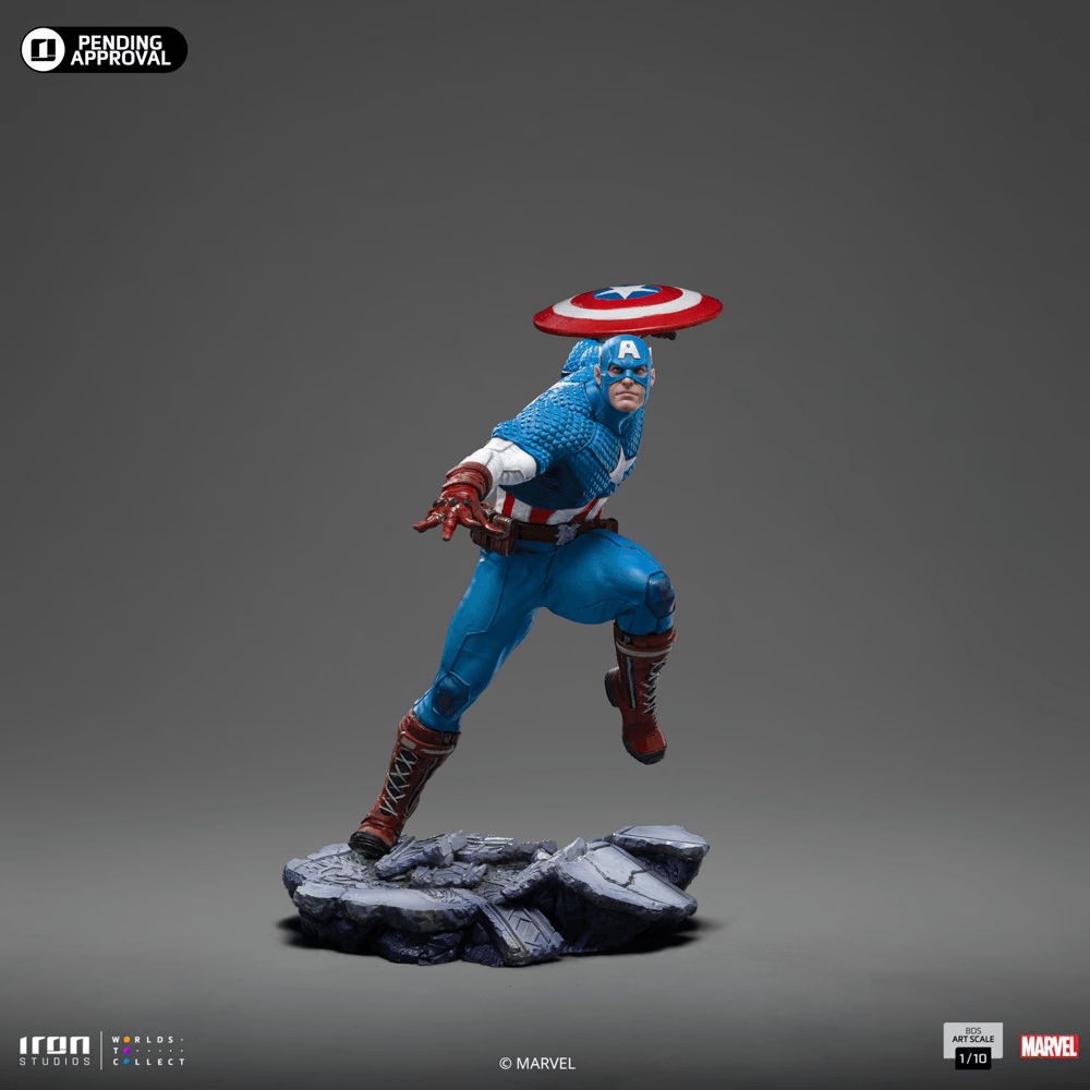 IRO55312 Captain America - Captain America 1:10 Scale Statue - Iron Studios - Titan Pop Culture